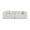 Nest Modular 2-piece Sofa  option Morris Fog