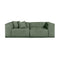 Nest Modular 2-piece Sofa  option Morris Pine