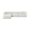 Nest Modular 4-piece Sectional  option Morris Fog