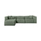 Nest Modular 4-piece Sectional  option Morris Pine