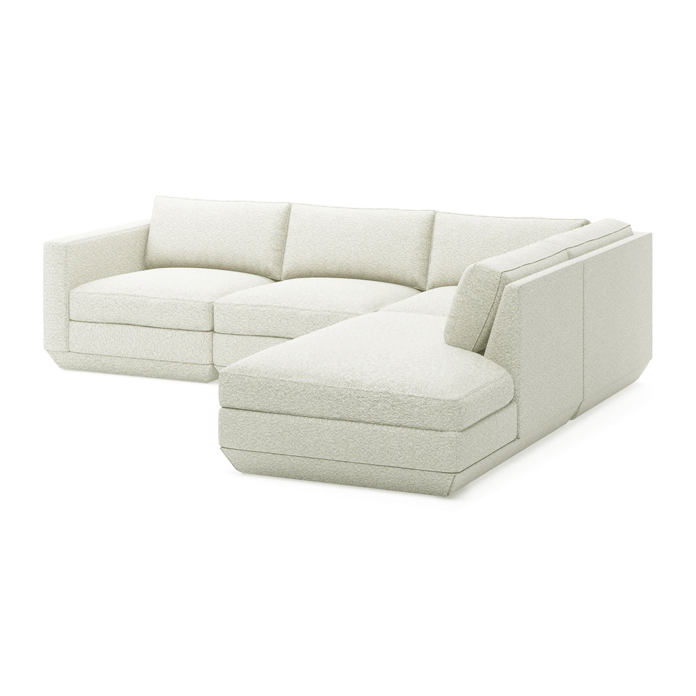 Podium Modular 4-piece Lounge Sectional A