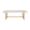 Portico Rectangle Coffee Table  option White Oak