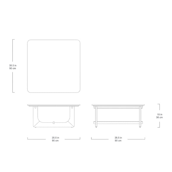 Portico Square Coffee Table