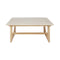 Portico Square Coffee Table  option White Oak