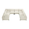 Silverlake U-Shaped Sectional Sofa  option Sutton Canvas
