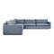 Sola Bi-Sectional Sofa  option Maberly Storm