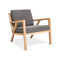 Truss Lounge Chair  option Vintage Smoke / Natural Ash
