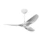 Haiku 52 Outdoor Universal Mount Ceiling Fan  option White with Brushed Aluminum Blades