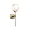 Gem Belvedere Wall Sconce  option Amber Glass