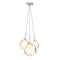 Gem Cluster Pendant Light  option Beige Silver