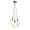 Gem Cluster Pendant Light  option Flat Bronze