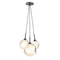 Gem Cluster Pendant Light  option Amber Glass