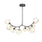 Gem Modern Branch Chandelier  option Gunmetal