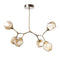 Gem Modern Branch Chandelier  option Heritage Brass