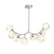 Gem Modern Branch Chandelier  option 8 Lights