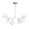 Gem Modern Branch Chandelier  option Clear Glass