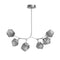Gem Modern Branch Chandelier  option Smoke Glass