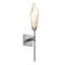 Rock Crystal Belvedere Wall Sconce  option Chilled Amber