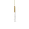 Axis LED Pendant Light  option Gilded Brass
