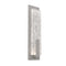 Glacier LED Wall Sconce  option Beige Silver