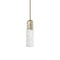 Glacier Pendant Light  option Gilded Brass