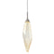 Rock Crystal LED Pendant Light  option Beige Silver