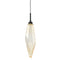 Rock Crystal LED Pendant Light  option Matte Black
