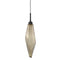 Rock Crystal LED Pendant Light  option Bronze