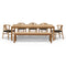 Haven Outdoor Rectangular Dining Set with Bench  option 5 Chairs