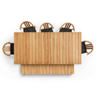 Haven Outdoor Rectangular Dining Set with Bench