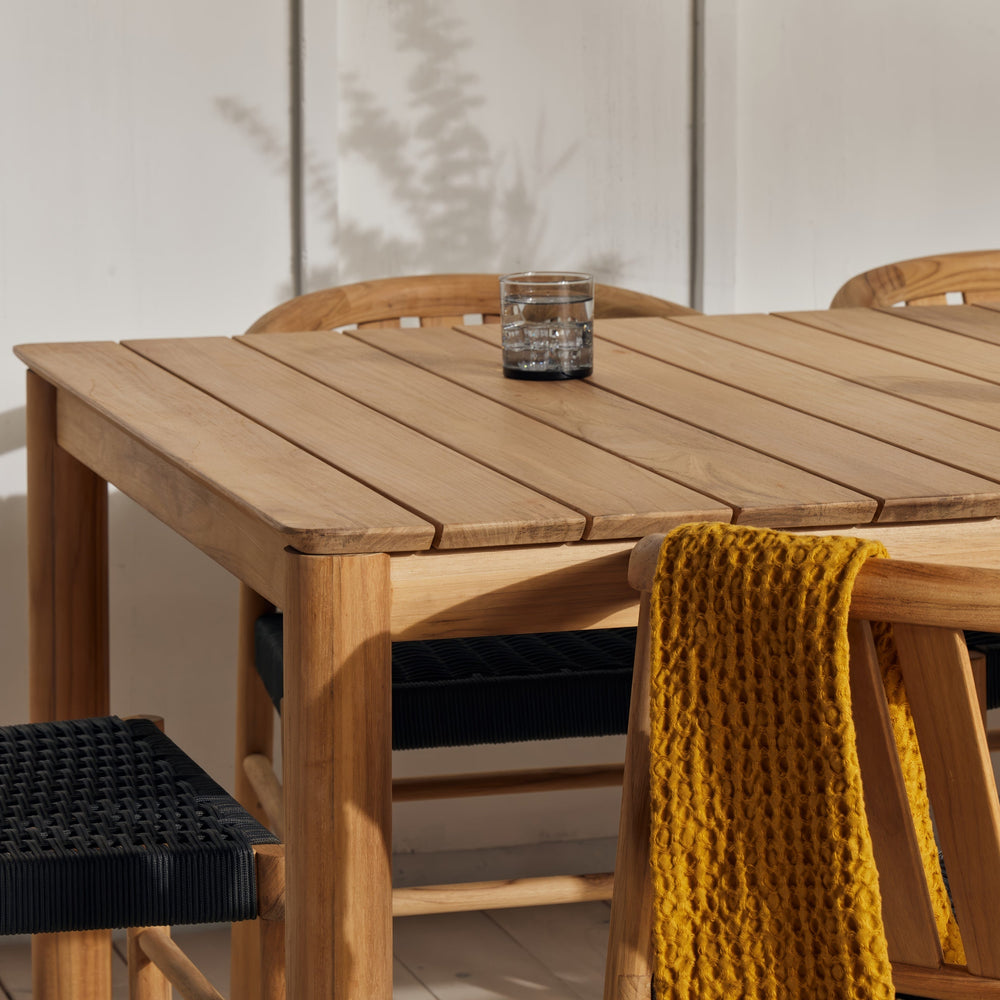 Haven Outdoor Rectangular Dining Set with Bench