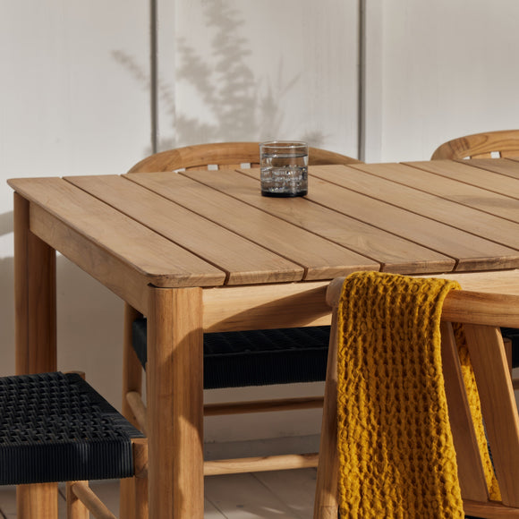 Haven Outdoor Rectangular Dining Set with Bench