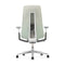 Fern Gradient Knit Office Chair  option Aluminum with Lumbar