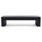 The Vignelli Bench  option Dark Grey