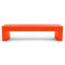 The Vignelli Bench  option Orange
