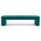 The Vignelli Bench  option Turquoise