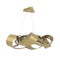 Flux Large LED Pendant Light  option Modern Brass