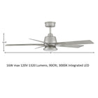 Alta Outdoor LED Ceiling Fan