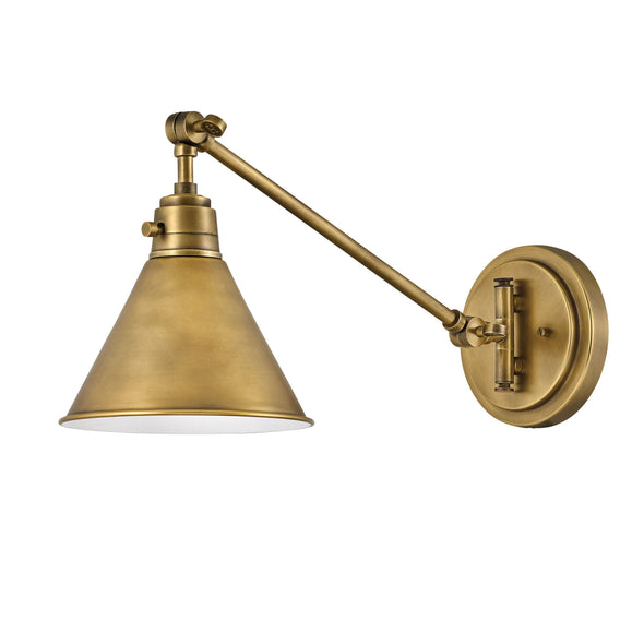 Heritage Brass / Medium: 18.75 in extension Arti Wall Sconce OPEN BOX