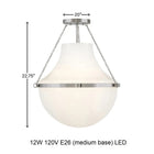 Collins Semi Flush Mount