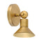 Dom Wall Sconce  option Heritage Brass