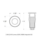 Dot Round Outdoor LED Button Light