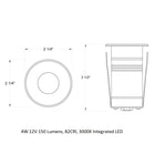 Dot Round Outdoor LED Button Light