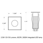 Dot Square Outdoor LED Button Light