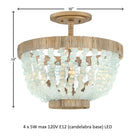 Dune Semi-Flush Mount