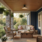 Forge Outdoor Semi Flush Mount
