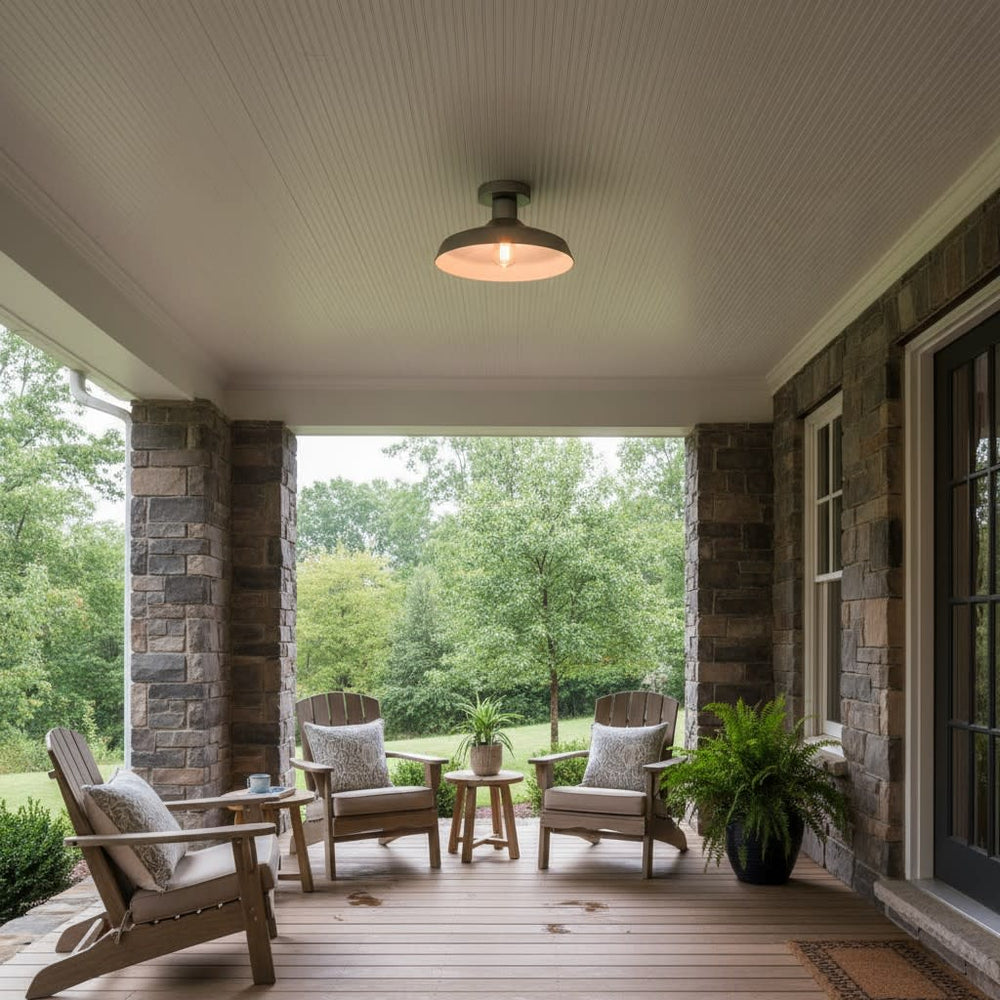 Forge Outdoor Semi Flush Mount