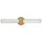 Georgette LED Bathroom Vanity Light  option Lacquered Brass