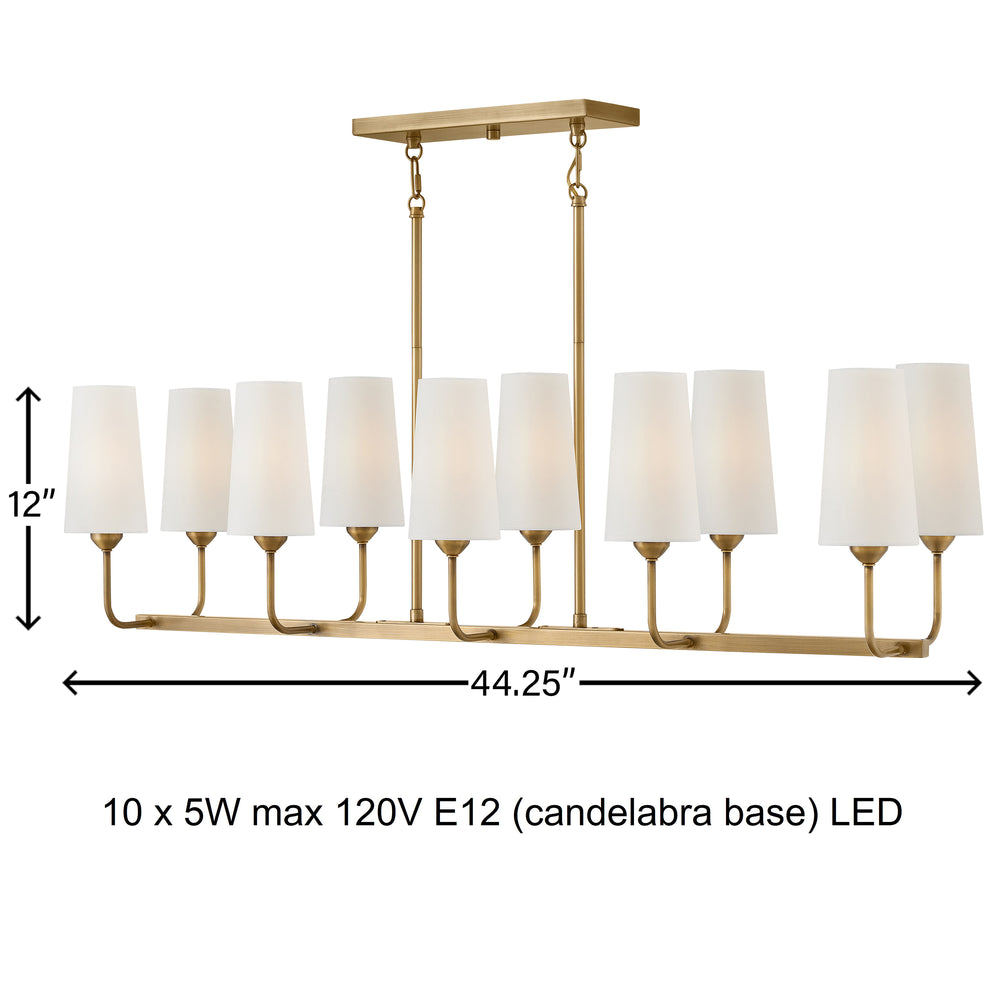 Lewis Linear Chandelier