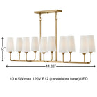 Lewis Linear Chandelier